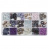 Boîte de perles en verre, 240 g