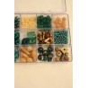 Boîte de perles en verre, 240 g