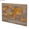 Mappemonde en bois