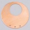 Pendentif rond 3 trous