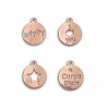 set 4 Médailles argentées ou dorées