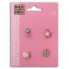 set 4 breloques