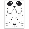 Motifs thermocollants Visage 1
