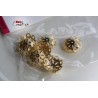 12 Capuchons à perles 14 mm