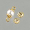30 Capuchons à perles 6 mm