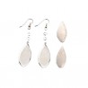Pendants d'oreilles à rebord goutte