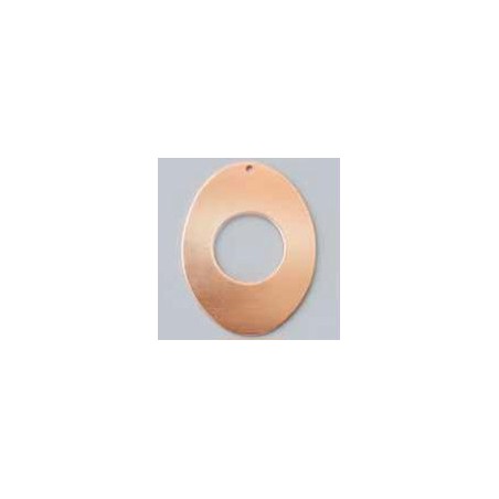 Pendentif ovale 1 trou