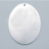 3 Pendentifs en alu Ovale