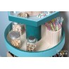 set de 3 vases ronds en bois