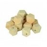 8 Perles en bois en forme de polygone