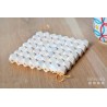 8 Perles en bois en forme de polygone