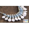 15 Perles en bois rondes