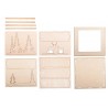 Kit cadre 3D forêt et cerf