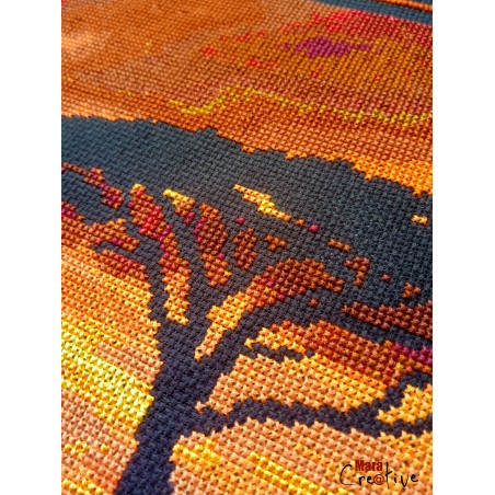 Kit broderie Couché Soleil