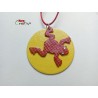 Pendentif rond 42 mm