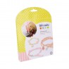 Kit 3 Bracelets "Lollipop pink"
