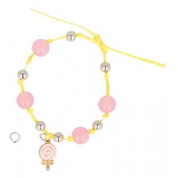 Kit 3 Bracelets "Lollipop pink"