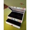 Papier DécoMaché 43 - Lignes multicolores