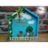 Miniatures en bois arbre et cerf