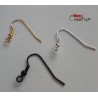 2 Crochets d'oreille, 20 mm