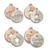 set 4 Médailles argentées ou dorées
