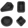 4 moules pour bijoux en béton