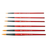 set de 6 pinceaux synthétiques