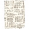 Papier DécoMaché 964 - textes imprimés