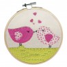 Kit : Broderie Love Birds