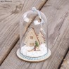 Skieurs ou snowboarders miniatures