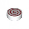 Flat Tile Round 1X1 "No. 13"