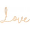 Texte en bois Love