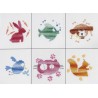 Kit broderie + 6 ans Animaux