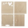 kit cadre Love 3D en bois