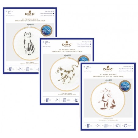 Kit broderie Chats