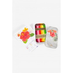 Boîte florale colector avec fil mouliné