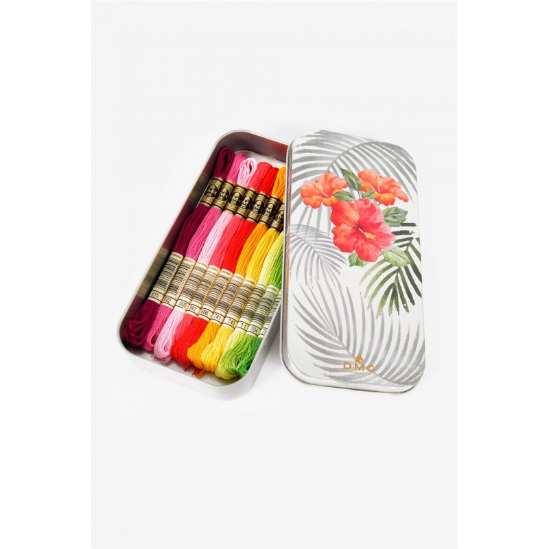 Boîte florale colector avec fil mouliné