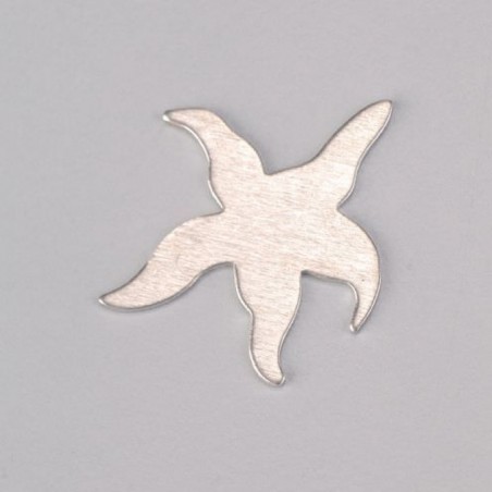 6 supports en alu, étoiles de mer