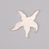 6 supports en alu, étoiles de mer