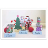 6 Marque-places en bois Souris