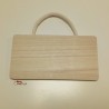 Plaque en bois