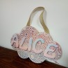 Plaque en bois nuage