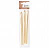 set de 3 crochets en bambou