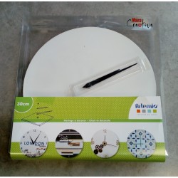 Kit horloge ronde en MDF