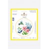 Kit broderie fleurs exotiques