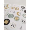 Stickers calendrier Noël