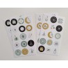 Stickers calendrier Noël