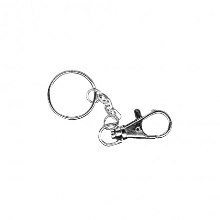 2 Porte-clés avec carabinier, 25 mm