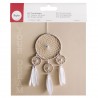 Kit : DIY Capteur de rêves, beige/brun