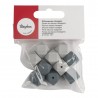 Perles en silicone hexagonales